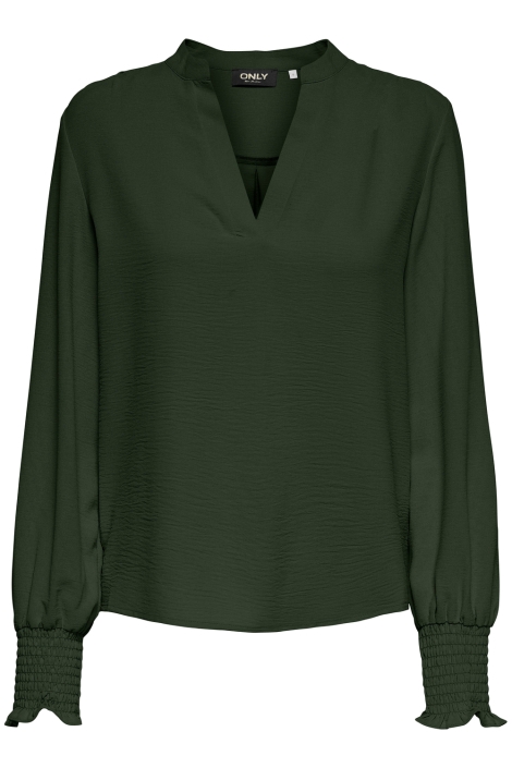 Only onlmette v-neck ls smock top noos w